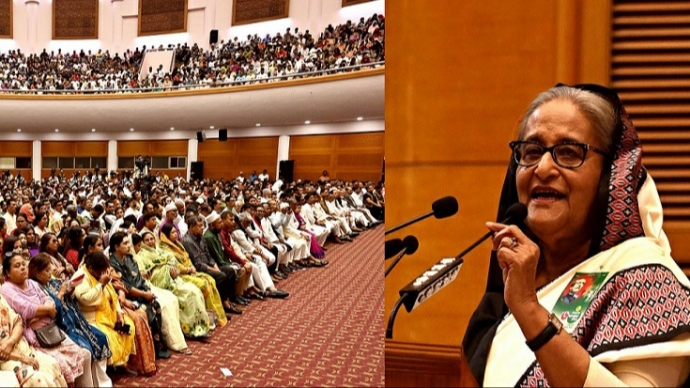 দেশি-বিদেশি যত চাপই আসুক মাথা নত করবো না : প্রধানমন্ত্রী