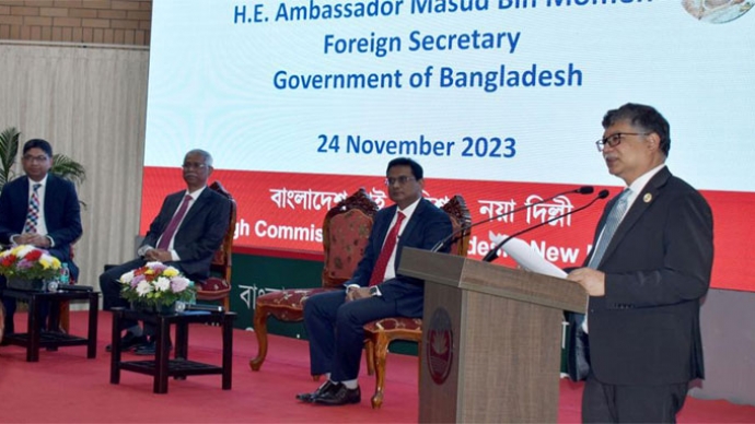 দিল্লিতে- বাংলাদেশের নির্বাচন প্রস্তুতি নিয়ে  ৯০ দেশের কূটনীতিকদের সামনে  তুলে ধরলেন পররাষ্ট্র সচিব