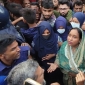 জনতার ৬ ঘন্টা অবরোধে পুলিশ, অবশেষে সকালে আইভী গ্রেপ্তার