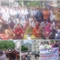 কড়া নিরাপত্তার মধ্যে সচিবালয়ে চলছে কর্মচারীদের বিক্ষোভ