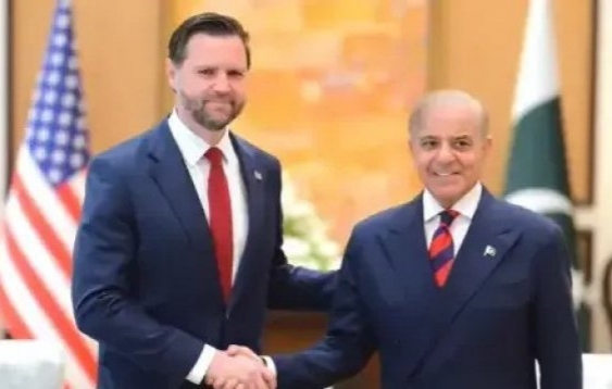 শাহবাজ শরিফ ও জেডি ভ্যান্স বৈঠক